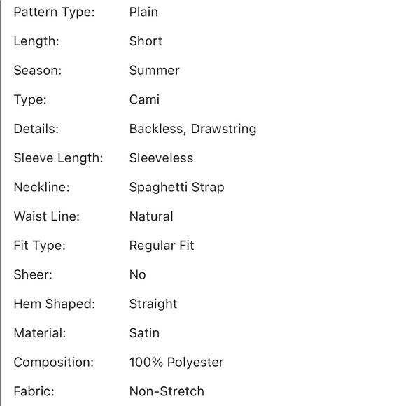 BNIB Black Drawstring Side Satin Cami Dress - Picture 7 of 8